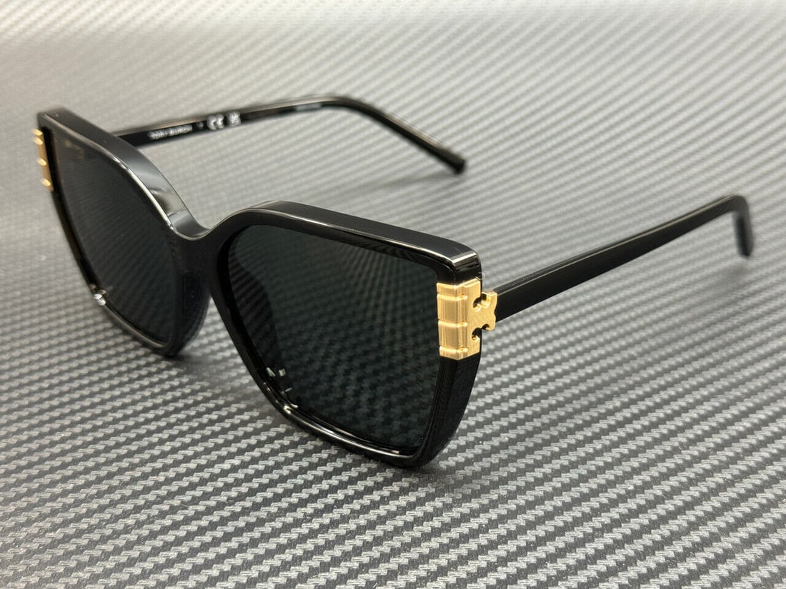 Tory Burch TY9076U Black Women's 58mm Sunglasses: Tory Burch TY9076U Black Women's 58mm Sunglasses Elevate your style with these chic Tory Burch TY9076U sunglasses. Featuring a sleek black frame, these women's sunglasses combine fashion and function