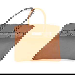 Hermes Birkin 30 Epsom Leather Handbag Gold Tone 2022: Hermes Birkin 30 Epsom Leather Handbag Gold Tone 2022 This exquisite Hermes Birkin 30 handbag is crafted from premium Epsom leather in a rich brown color. The elegant top handle style features gold-to
