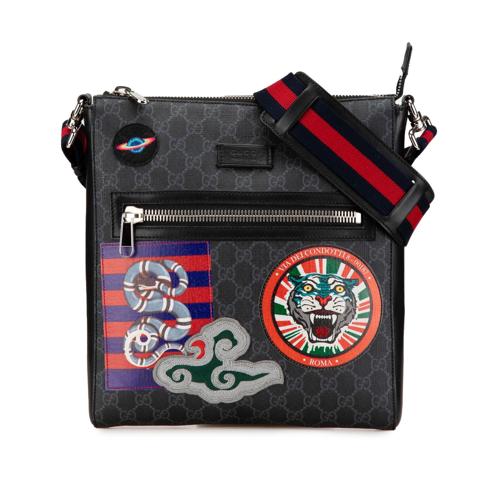 【SALE】〔GGマーモント〕スーパーミニバッグ グッチGGマーモント スーパーミニバッグ 黒/ベージュ/赤