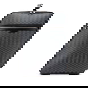 Louis Vuitton Damier Graphite Pegase 55 Travel Bag: Louis Vuitton Damier Graphite Pegase 55 Travel Bag The Louis Vuitton Damier Graphite Pegase 55 is a stylish travel bag crafted from durable damier graphite canvas with leather trim. This versatile