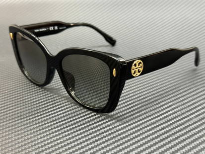Tory Burch TY7198U Women's Black Grey Gradient Sunglasses 54mm: Tory Burch TY7198U Women's Black Grey Gradient Sunglasses 54mm Enhance your style with these luxurious Tory Burch TY7198U sunglasses. Featuring a sleek black frame with a chic grey gradient lens,