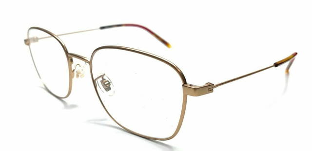 GUCCI GG0685OA 003 Gold Rectangle Eyeglasses Frame 53mm: GUCCI GG0685OA 003 Gold Rectangle Eyeglasses Frame 53mm Presenting the GUCCI GG0685OA 003 Gold Square Rectangle Men's Eyeglasses Frame, a perfect blend of style and sophistication. Crafted from