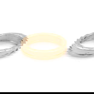 Bvlgari B Zero 1 18k Rose Gold Band Ring Size 50 US 5.5: Bvlgari B Zero 1 18k Rose Gold Band Ring Size 50 US 5.5 This exquisite Bulgari B Zero 1 band ring is expertly crafted from 18k rose gold, showcasing a sleek single band design with a comfortable 5mm