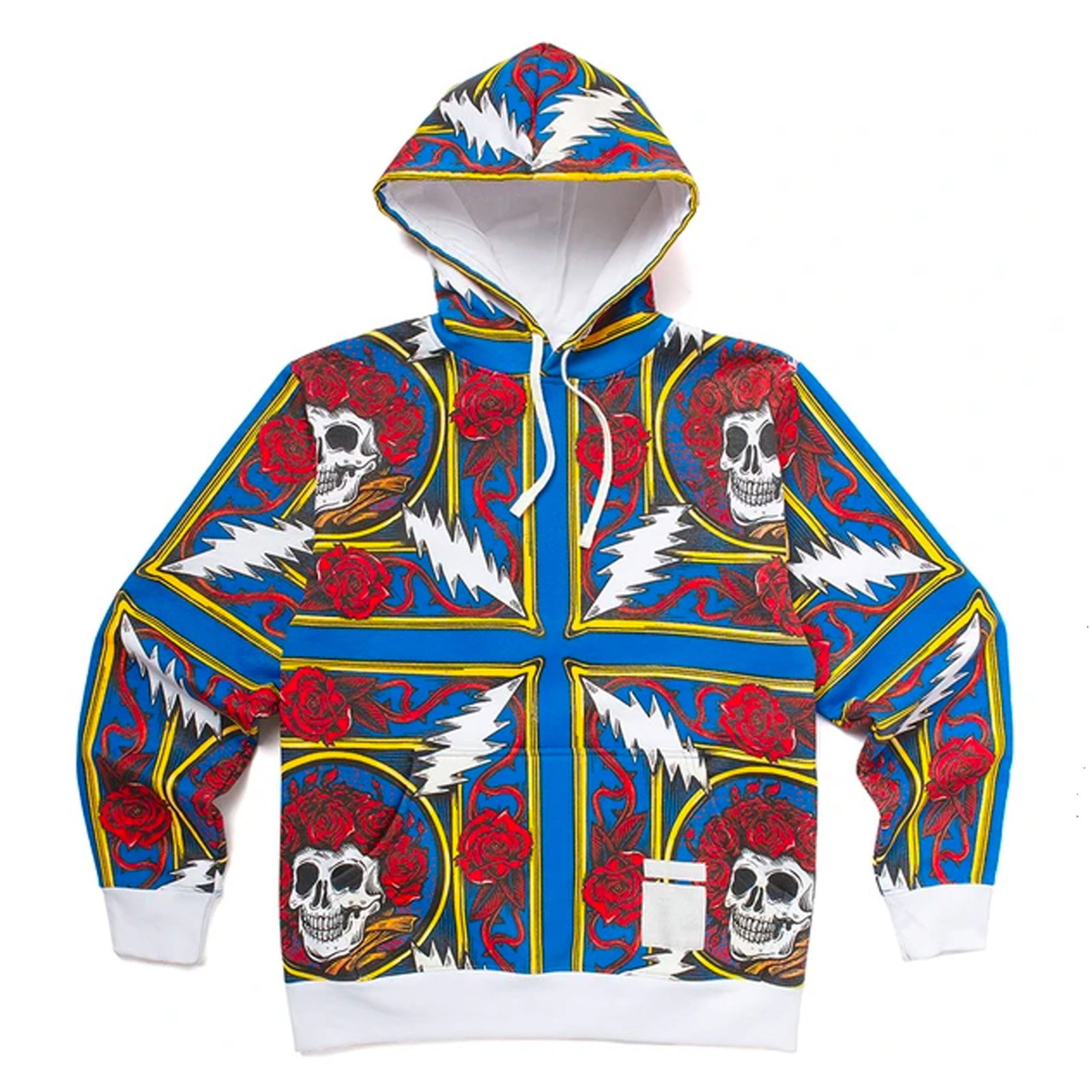 Chinatown Market Grateful Dead Border Bandana Hoodie XL: Chinatown Market Grateful Dead Border Bandana Hoodie XL Introducing the Chinatown Market Grateful Dead Border Bandana Hoodie, a stylish and authentic piece for fans of the iconic band. This hoodie fea