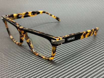 Versace VE3354 5456 Brown Havana Men's Eyeglasses 55mm: Versace VE3354 5456 Brown Havana Men's Eyeglasses 55mm Discover the elegance of these Versace VE3354 5456 eyeglasses, featuring a sophisticated brown Havana frame that exudes style and luxury. Crafted