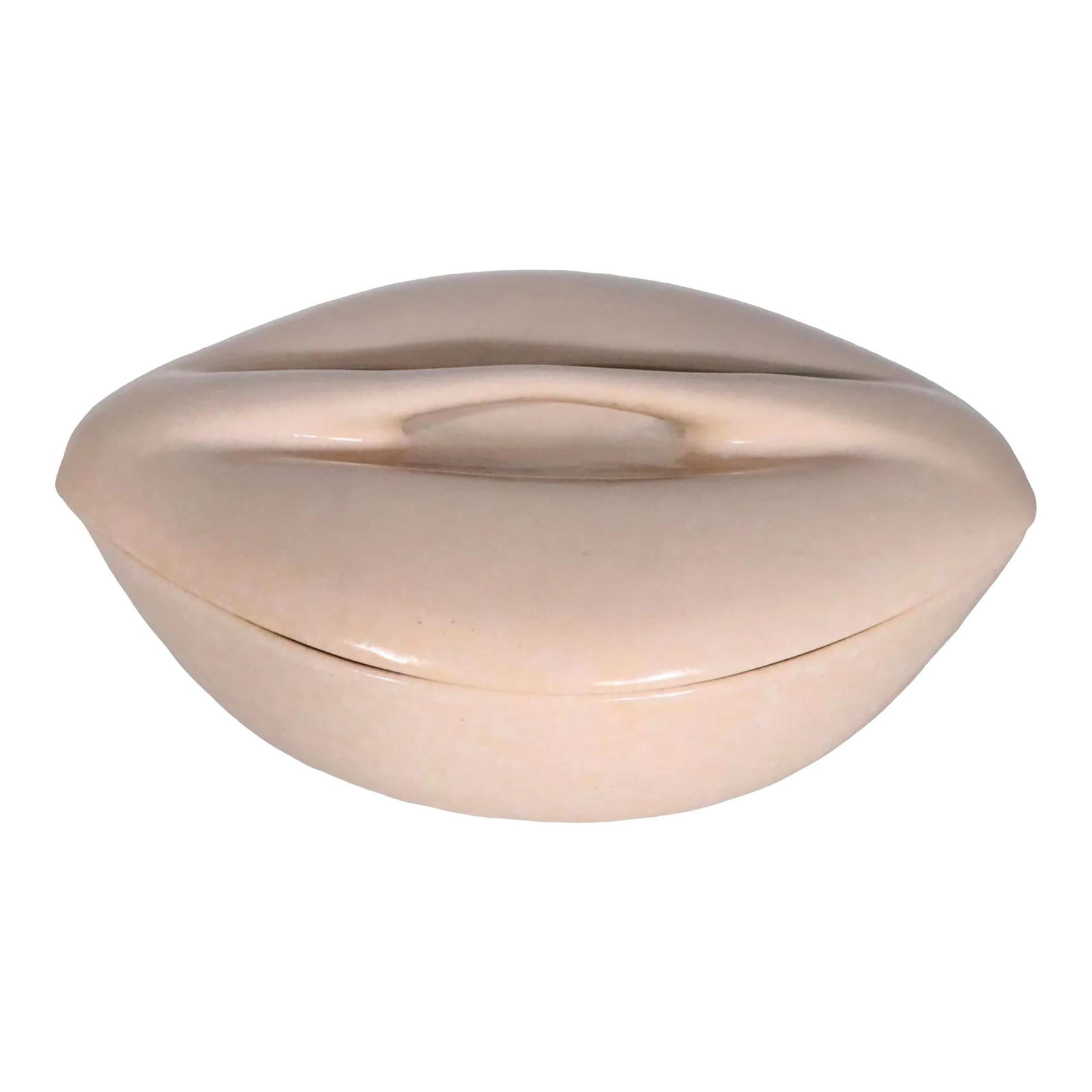 Ben Seibel Mid Century Roseville Raymor Covered Casserole 11.5x14.0 Oyster Gray: Ben Seibel Mid Century Roseville Raymor Covered Casserole 11.5x14.0 Oyster Gray Discover this stunning large covered casserole, a sculptural piece designed by Ben Seibel for the Raymor series and prod