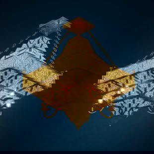 Handmade Copper Chandelier 59in x 35in Artisan Crafted Decor: Handmade Copper Chandelier 59in x 35in Artisan Crafted Decor Illuminate your space with this stunning handmade copper chandelier that measures 59 inches by 35 inches. Expertly crafted from high-qualit
