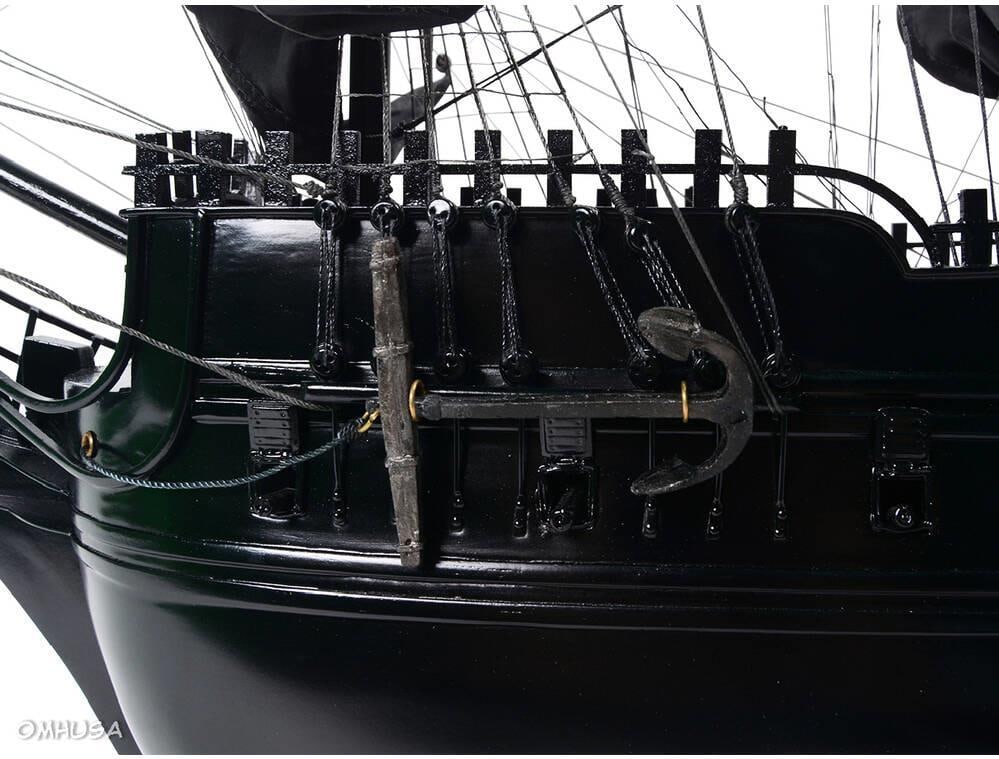 Handcrafted Model of Exclusive Edition Pirate Ship: Handcrafted Model of Exclusive Edition Pirate Ship This exclusive handcrafted model of a historic pirate ship captures the essence of nautical artistry. Made from high-quality materials including line