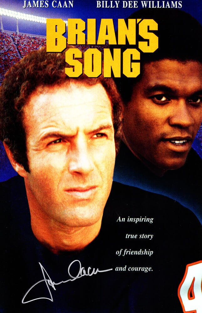 James Caan Signed Brian's Song 11x17 Movie Poster with COA: James Caan Signed Brian's Song 11x17 Movie Poster with COA This is an original 11x17 movie poster of "Brian's Song," beautifully signed by James Caan. The poster is in pristine condition with a rating