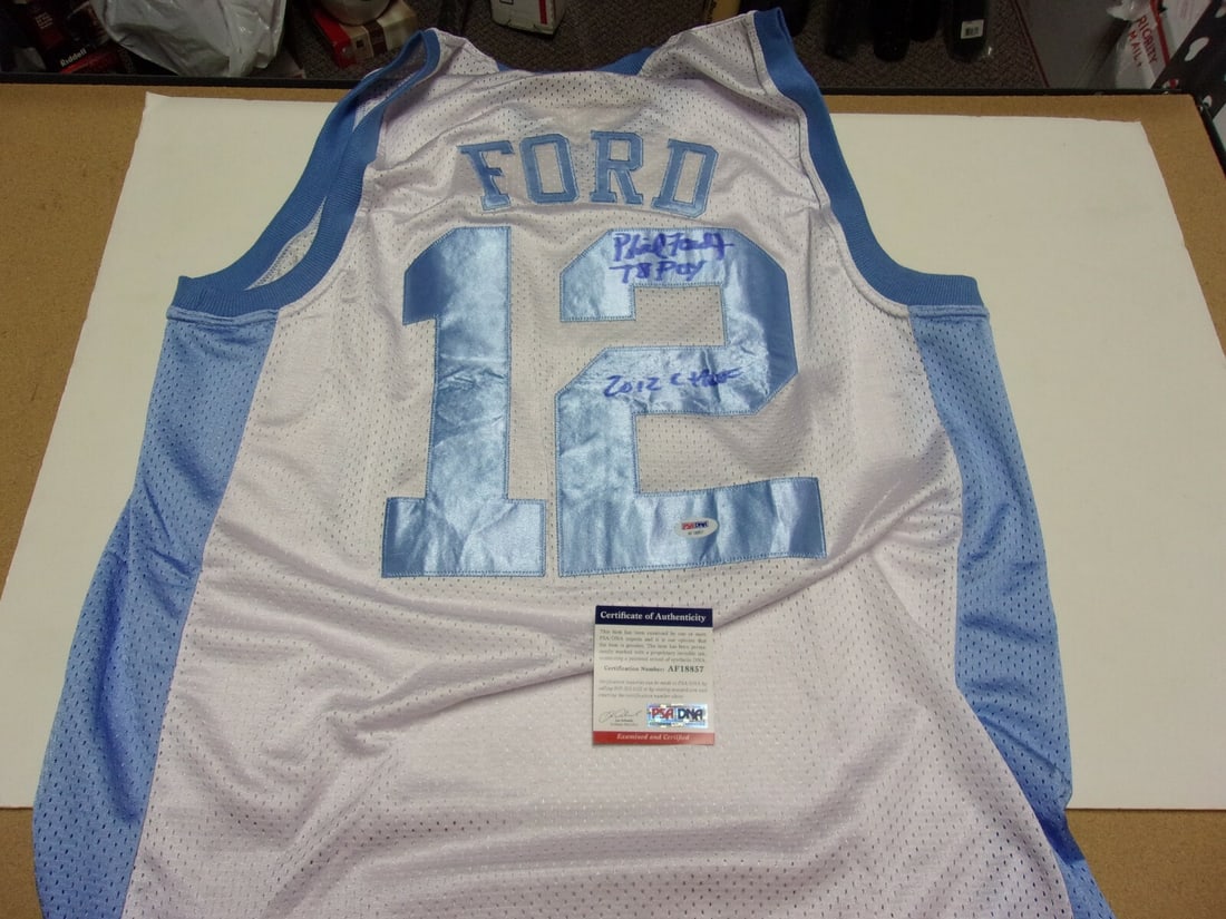 Phil Ford North Carolina Tar Heels Signed Jersey 1978 POY C-HOF: Phil Ford North Carolina Tar Heels Signed Jersey 1978 POY C-HOF Celebrate the legacy of Phil Ford with this officially licensed North Carolina Tar Heels jersey, featuring his signature. This original,