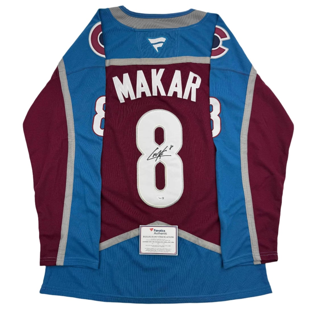 Cale Makar Autographed Colorado Avalanche Jersey Fanatics Authenticated: Cale Makar Autographed Colorado Avalanche Jersey Fanatics Authenticated This authentic Colorado Avalanche jersey is autographed by NHL star Cale Makar, making it a valuable addition for any fan. The s