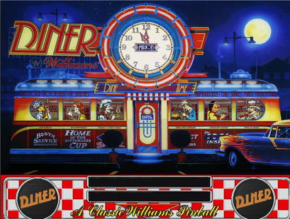 Diner Pinball Custom LED Lighting Kit Complete with Placement Charts: Diner Pinball Custom LED Lighting Kit Complete with Placement Charts Transform your Diner Pinball machine with this custom LED lighting kit. This complete kit includes all the necessary LED bulbs to