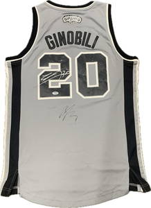 Manu Ginobili Signed Jersey PSA/DNA San Antonio Spurs Basketball