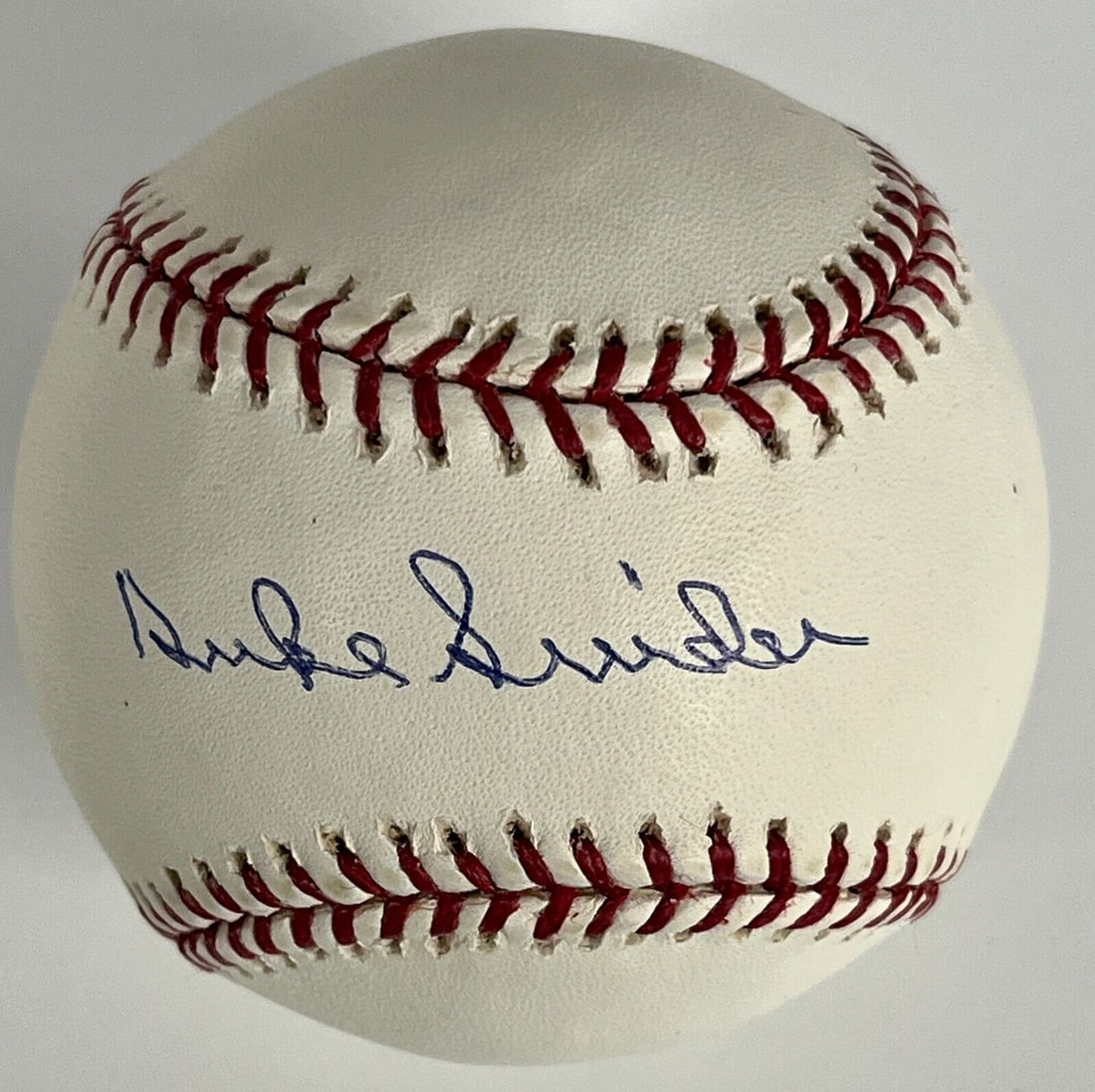 Duke Snider Signed Rawlings MLB Baseball JSA Authenticated Dodgers: Duke Snider Signed Rawlings MLB Baseball JSA Authenticated Dodgers This official Rawlings Major League baseball, featuring the signature of Hall of Famer Duke Snider, is a must-have for any baseball e