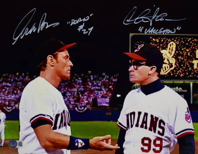 Charlie Sheen Corbin Bernsen Signed Major League Photo 11x14 Beckett Authenticated: Charlie Sheen Corbin Bernsen Signed Major League Photo 11x14 Beckett Authenticated Capture a piece of cinematic history with this original 11x14 photograph from the iconic movie Major League, personal