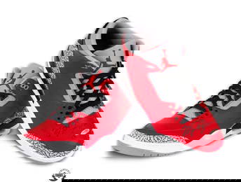 Michael Jordan Autographed Nike Air Jordan 3 Retro SE Unite Fire Red Limited Edition 23