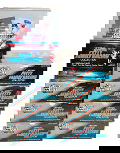 Sealed Pro Set Petty Family Racing Box of 8 Trading Card Sets: Sealed Pro Set Petty Family Racing Box of 8 Trading Card Sets This sealed box features a collection of 8 sets of Pro Set Petty Family Racing trading cards, each containing 50 cards. Ideal for NASCAR e
