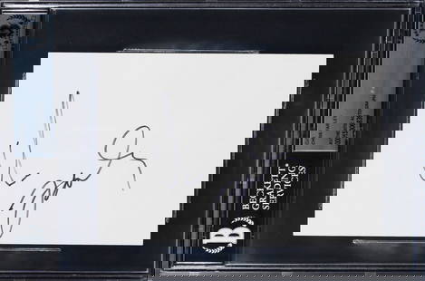Chris Farley Signed 4x6 Cut Signature Tommy Boy Beckett Authenticated: Chris Farley Signed 4x6 Cut Signature Tommy Boy Beckett Authenticated This authentic 4x6 cut signature has been personally signed by Chris Farley, renowned for his role in the classic film 'Tommy Boy.