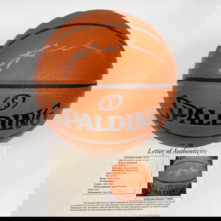 Kobe Bryant Signed Spalding Basketball JSA Authenticated Los Angeles Lakers: Kobe Bryant Signed Spalding Basketball JSA Authenticated Los Angeles Lakers This Spalding official game basketball has been signed by the legendary Kobe Bryant in silver ink. Known for his