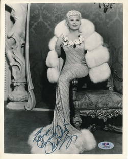 Mae West Signed Inscribed 8x10 Vintage B/W Photo PSA/DNA: Mae West Signed Inscribed 8x10 Vintage B/W Photo PSA/DNA Capture a piece of Hollywood history with this vintage 8x10 black and white photograph signed and inscribed by the iconic actress Mae West. Thi