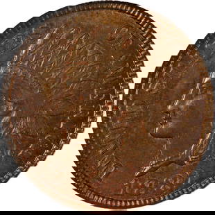 1887 Indian Cent NGC MS64 RB Exceptional Eye Appeal: 1887 Indian Cent NGC MS64 RB Exceptional Eye Appeal This 1887 Indian Cent showcases exceptional eye appeal, graded MS64 RB by NGC, indicating it is uncirculated with rich brown hues. Crafted from copp