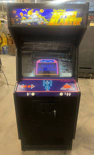 Rare 1981 SEGA Astro Blaster Arcade Machine - Excellent Condition: Rare 1981 SEGA Astro Blaster Arcade Machine - Excellent Condition Experience the thrill of classic gaming with the ASTRO BLASTER ARCADE MACHINE by SEGA, a rare find from 1981. This single-player arcad