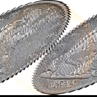 1849-O Seated Half Dollar Silver Choice XF/AU Details New Orleans: 1849-O Seated Half Dollar Silver Choice XF/AU Details New Orleans This 1849-O Seated Half Dollar features a striking design with nice eye appeal and is graded as Choice XF/AU Details. Minted in New Or