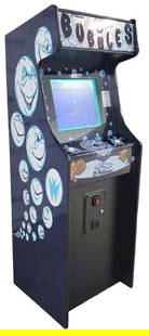 Rare 1982 Williams Bubbles Arcade Machine Classic Retro Game: Rare 1982 Williams Bubbles Arcade Machine Classic Retro Game Introducing the Bubbles Arcade Machine by Williams, a classic gem from 1982 in excellent condition. This well-maintained machine features e