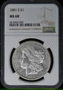 1881-S Morgan Dollar MS68 NGC Uncirculated San Francisco Coin