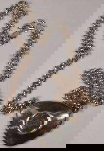 Ancient Bronze Roman Coin in Sterling Silver Bezel with Chain: Ancient Bronze Roman Coin in Sterling Silver Bezel with Chain This exquisite ancient bronze Roman coin, dating back to the era of Constantine, is beautifully set in a sterling silver bezel and comes w