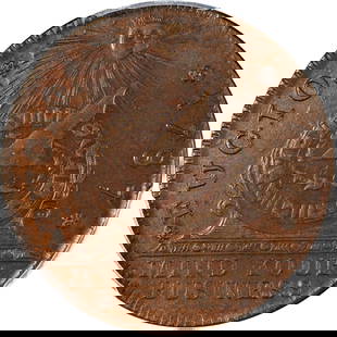 1787 Fugio 1c New Haven Restrike PCGS MS64 BN Copper Coin: 1787 Fugio 1c New Haven Restrike PCGS MS64 BN Copper Coin This stunning 1787 Fugio 1 cent coin from New Haven is a remarkable restrike, graded PCGS MS64 BN. It boasts superb eye appeal and a strong st