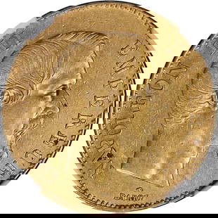 1858 France Gold 100 Francs Coin NGC AU Details Certified: 1858 France Gold 100 Francs Coin NGC AU Details Certified This exquisite 1858 France Gold 100 Francs coin is certified by NGC with a grade of AU Details. Made of gold, this piece showcases both histor