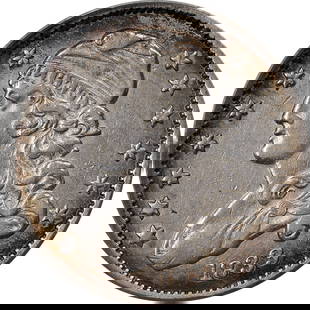 1833 Bust Quarter AU Silver Coin Strong Strike Eye Appeal: 1833 Bust Quarter AU Silver Coin Strong Strike Eye Appeal This 1833 Bust Quarter showcases an attractive eye appeal with a strong strike. The coin is circulated and has been graded as AU (About Uncirc