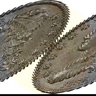 1836 Silver Bust Quarter Uncirculated BU+ Strong Strike: 1836 Silver Bust Quarter Uncirculated BU+ Strong Strike This 1836 Bust Quarter showcases a beautiful BU+ grade with remarkable eye appeal and a strong strike. Made of silver, this piece is classified