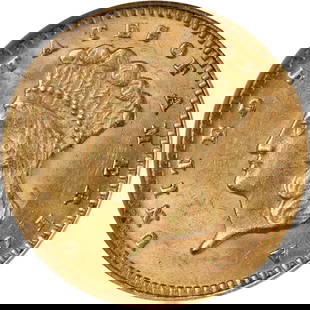 1874 Indian Princess Gold $1 Coin NGC MS63 Uncirculated: 1874 Indian Princess Gold $1 Coin NGC MS63 Uncirculated This stunning 1874 Type 3 Indian Princess Gold $1 coin features exceptional eye appeal and a nice strike. Graded as MS63 by NGC, this uncirculat