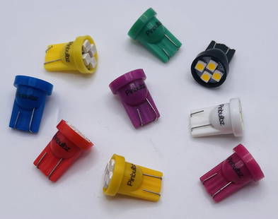 100pcs Super Bright 6.3v Blue LED Bulbs #555 Wedge Base 4SMD: 100pcs Super Bright 6.3v Blue LED Bulbs #555 Wedge Base 4SMD Illuminate your pinball machines with these Super Bright Quad LED bulbs. Designed specifically for pinball applications, these 6.3v blue we