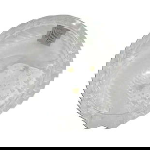 Lalique Koi Ashtray Crystal Art Glass 6 Inch Diameter: Lalique Koi Ashtray Crystal Art Glass 6 Inch Diameter Introducing the exquisite Lalique Koi Ashtray, a stunning piece of art glass that beautifully combines functionality with artistic design. This as