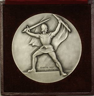 1937 Zug Switzerland Silver Shooting Medal with Original Case: 1937 Zug Switzerland Silver Shooting Medal with Original Case This 1937 Zug, Switzerland Silver Swiss Shooting Medal is a remarkable piece of history, crafted from high-quality silver. The medal comes