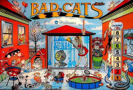 BAD CATS Custom LED Lighting Kit for Pinball Machine: BAD CATS Custom LED Lighting Kit for Pinball Machine Transform your BAD CATS pinball machine with this comprehensive Custom LED Lighting Kit. This kit includes all the necessary LED bulbs to replace i