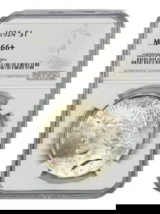 1924 Peace Dollar NGC MS66+ Uncirculated $1 Coin: 1924 Peace Dollar NGC MS66+ Uncirculated $1 Coin This 1924 Peace Dollar is graded MS66+ by NGC, ensuring its exceptional quality. As an uncirculated coin, it showcases the stunning details and reflect