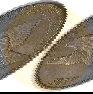 1857 Flying Eagle Cent AU Coin 88% Copper 12% Nickel: 1857 Flying Eagle Cent AU Coin 88% Copper 12% Nickel This 1857 Flying Eagle Cent is a remarkable addition for any coin collector. Featuring the iconic Flying Eagle design by James Barton Longacre, thi