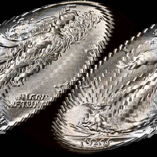 1946-S NGC MS67 Walking Liberty Half Dollar Silver Uncirculated Coin: 1946-S NGC MS67 Walking Liberty Half Dollar Silver Uncirculated Coin This stunning 1946-S Walking Liberty Half Dollar features superb eye appeal and a strong strike, certified by NGC with a grade of M