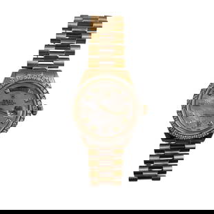 Rolex Day-Date President 1803 AM MOP Dial Diamond Bezel Mens Watch: Rolex Day-Date President 1803 AM MOP Dial Diamond Bezel Mens Watch This exquisite Rolex Day-Date President features a stunning AM Mother of Pearl dial, complemented by a diamond bezel. Designed for me