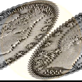 1911-S Barber Half Dollar Silver Coin San Francisco Mint: 1911-S Barber Half Dollar Silver Coin San Francisco Mint This 1911-S Barber Half Dollar is a notable piece from the San Francisco mint. It features a composition of silver and is classified as circula