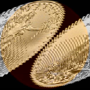 2008-W Gold American Eagle $50 Coin NGC MS70 Burnished Brown Label: 2008-W Gold American Eagle $50 Coin NGC MS70 Burnished Brown Label This stunning 2008-W Gold American Eagle $50 coin is certified by NGC with a perfect grade of MS70, showcasing its exceptional qualit