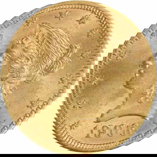 1906-D $10 Gold Liberty Head Choice BU Uncertified Coin: 1906-D $10 Gold Liberty Head Choice BU Uncertified Coin This stunning 1906-D $10 Gold Liberty Head coin showcases remarkable quality as a Choice Brilliant Uncirculated piece. Crafted from gold, this c