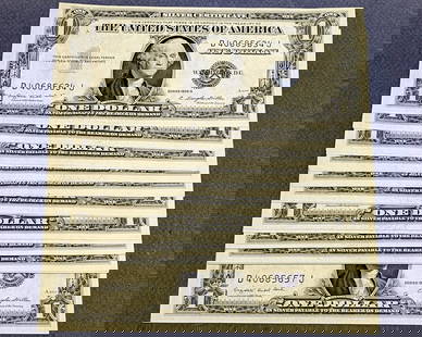 1935-G $1 Silver Certificate 24 Piece Lot D-J Block Choice Uncirculated: 1935-G $1 Silver Certificate 24 Piece Lot D-J Block Choice Uncirculated This is a batch of 24 pieces of the 1935-G $1 Silver Certificate, all graded as Choice Uncirculated (CU). The notes are part of