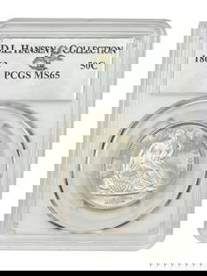 1863 Liberty Seated Half Dollar PCGS MS65 Uncirculated Coin: 1863 Liberty Seated Half Dollar PCGS MS65 Uncirculated Coin This 1863 50C Liberty Seated Half Dollar, graded PCGS MS65, is a remarkable example of uncirculated quality. With a mintage of 503,200 coins