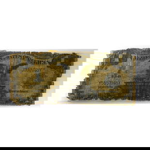 1899 $1 Black Eagle Silver Certificate FR.236 S/N Y5550946Y: 1899 $1 Black Eagle Silver Certificate FR.236 S/N Y5550946Y This 1899 $1 Large Size Black Eagle Silver Certificate features the serial number Y5550946Y and is designated as FR.236. The certificate is