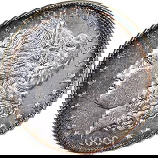 1899-P NGC MS62 DPL Morgan Silver Dollar Exceptional Eye Appeal: 1899-P NGC MS62 DPL Morgan Silver Dollar Exceptional Eye Appeal This stunning 1899-P Morgan Silver Dollar is certified by NGC with a grade of MS62 DPL, indicating its exceptional eye appeal and strong